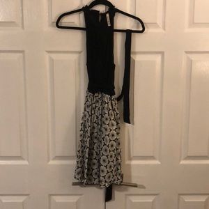 Black and white dress